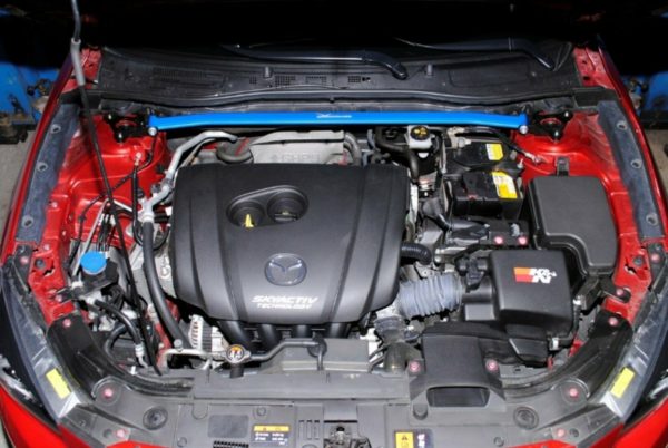 Hardrace Aluminium Domstrebe vorn Mazda 3 BM HR-8919 – Bild 2
