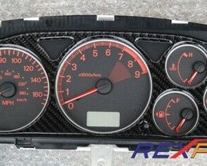 Rexpeed Carbon Tachohintergrund Rahmen Mitsubishi Evo 7 8 9