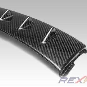 Rexpeed Carbon Vortex Generator Dachspoiler Mitsubishi Evo 7 8 9