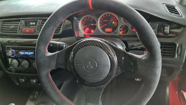 Rexpeed Carbon CFK Lenkradcover Mitsubishi Evo 7 8 9 (Momo) – Bild 3