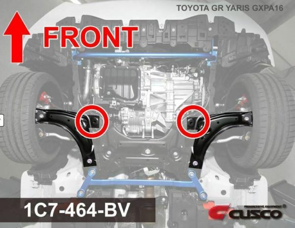 Cusco Querlenker Buchsen aus Urethane Toyota Yaris GR 2020+ – Bild 2