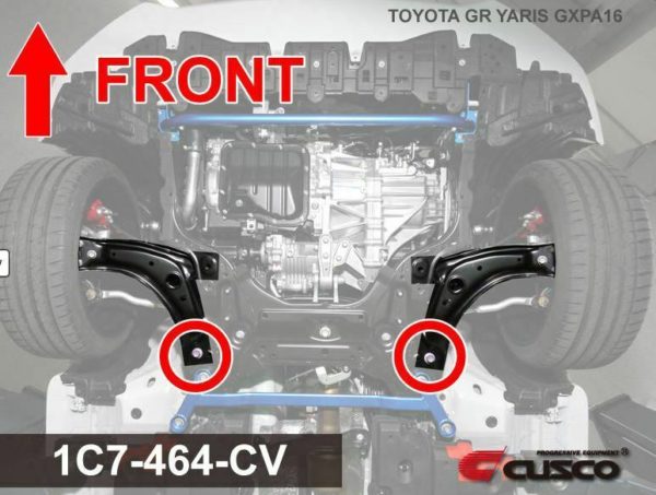 Cusco Querlenker Buchsen H aus Urethane Toyota Yaris GR 2020+ – Bild 2