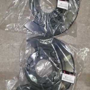 Set neue Ankerbleche HINTEN original Mitsubishi für Evo 7-9 