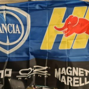 Lancia HF Wandfahne 150cmx90cm Integrale Delta Evo
