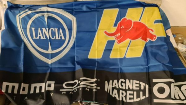 Lancia HF Wandfahne 150cmx90cm Integrale Delta Evo