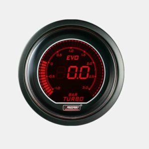 Prosport Ladedruck Anzeige Rot/ Blau EVO Serie 52mm, bis 3.0 bar
