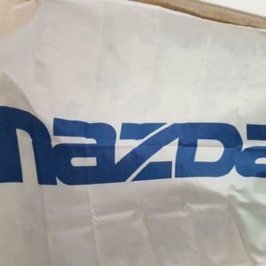 Wandfahne 150cmx90cm Mazda