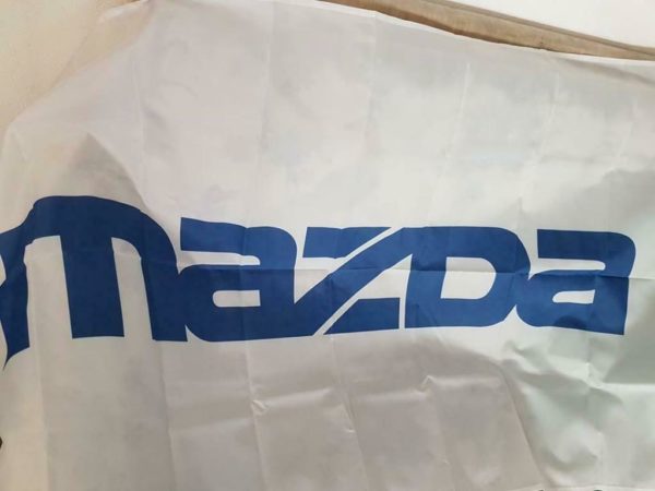 Wandfahne 150cmx90cm Mazda