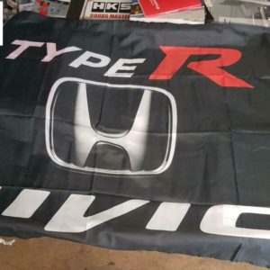 Wandfahne 150cmx90cm Civic Type R