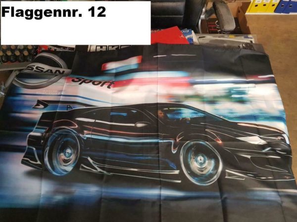Wandfahne 150cmx90cm Nissan 300ZX