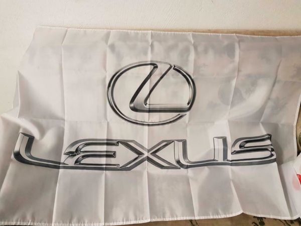 Wandfahne 150cmx90cm Lexus