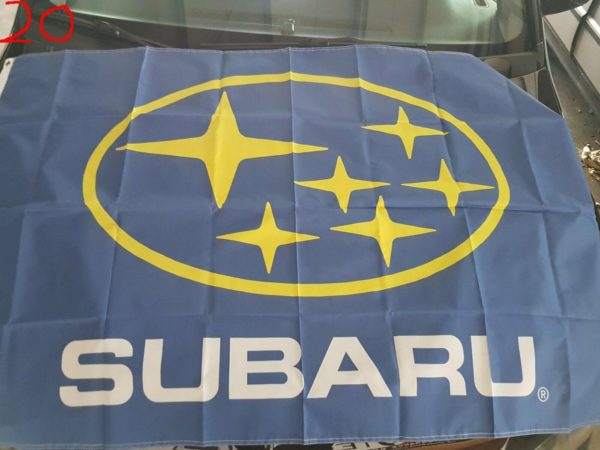 Wandfahne 150cmx90cm Subaru