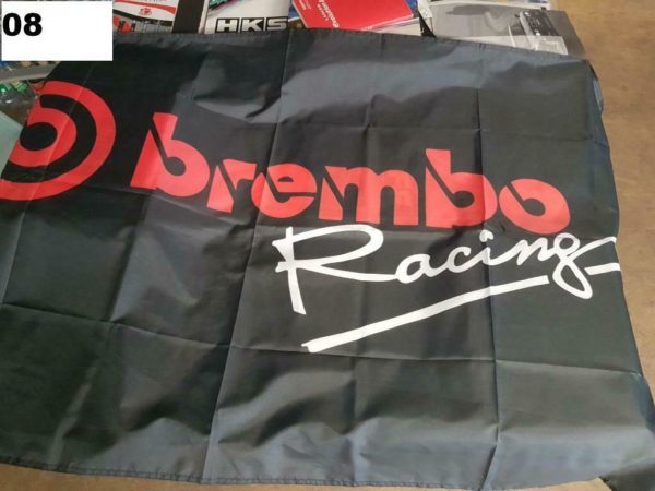 Wandfahne 150cmx90cm Brembo Racing