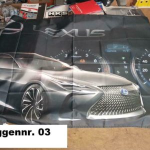 Wandfahne 150cmx90cm Lexus F