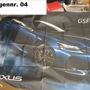 Wandfahne 150cmx90cm Lexus GSF