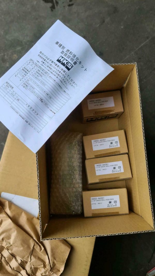 HKS Fuel pump Kit Mitsubishi Evo 5 6 7 8 9 - 4xDüsen + Pumpe 265l