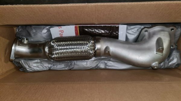AMS Mitsubishi EVO X Widemouth Downpipe + Turbooutlet 3 Zoll CZ4A