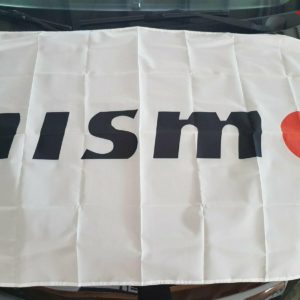 Nismo Wandfahne 150cmx90cm für Garage GTR BNR34 S13 S14 S15