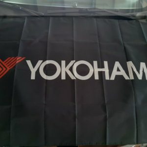 Yokohama Wandfahne 150cmx90cm für Garage Advan Sport RS