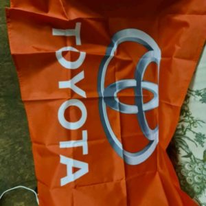 Toyota ROT Wandfahne 150cmx90cm für Garage Yaris Supra MR2 Aristo 2JZ