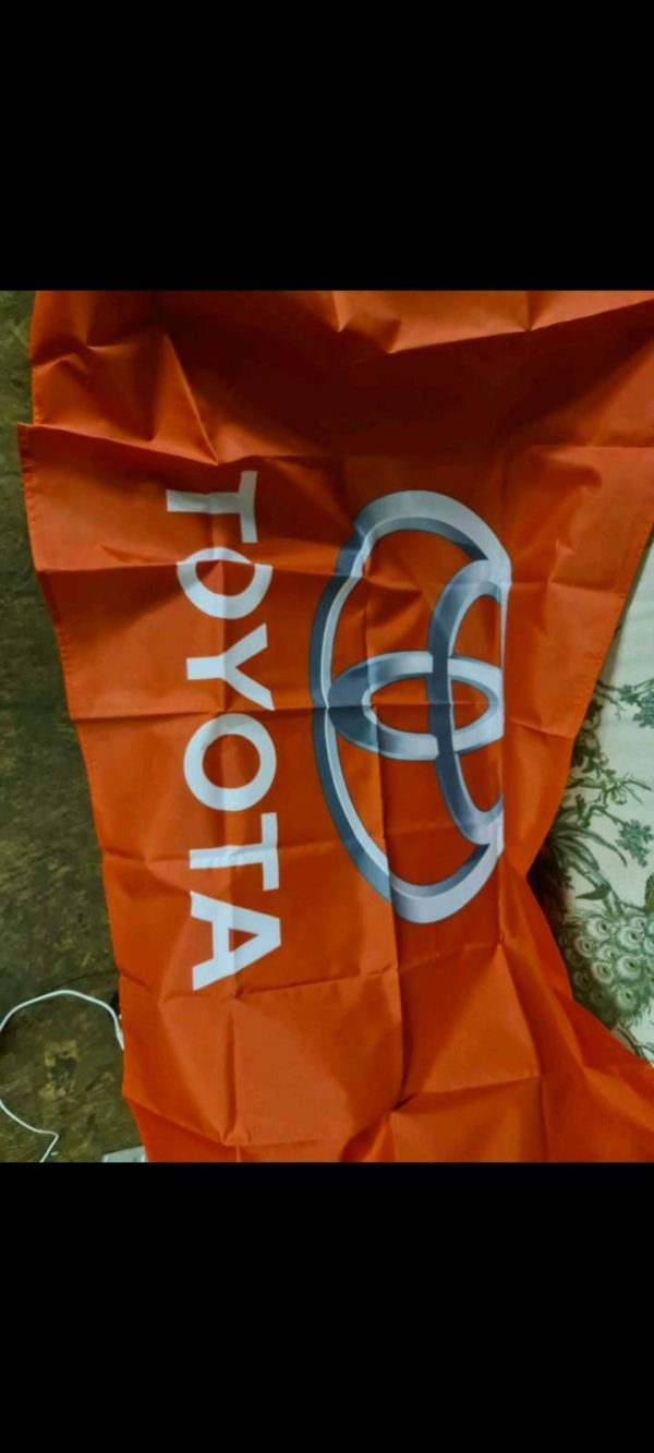 Toyota ROT Wandfahne 150cmx90cm für Garage Yaris Supra MR2 Aristo 2JZ