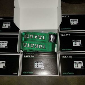 Original Takata Gurte Grün oder Schwarz; ECE Typisierung; 4-Punkt
