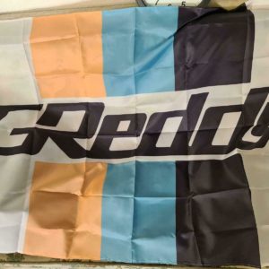 GREDDY Wandfahne 150cmx90cm für Garage JDM GTR Supra Evo RX7