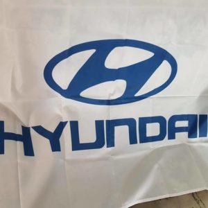 Hyundai Wandfahne 150cmx90cm für Garage I20N I30N Ioniqu Kona