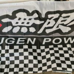 Mugen Power Wandfahne 150cmx90cm Honda Type R FN2 FK2 EG8 EG4