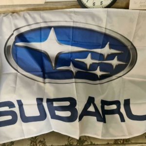 Subaru Premium Wandfahne 150cmx90cm Impreza Outback Legacy STI