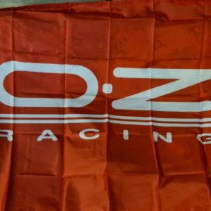 OZ Racing Wandfahne 150cmx90cm Evo STI 350Z 370Z RS4 GTR GTI