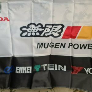 Mugen Power Wandfahne 150x90cm Honda TEIN HKS Yokohama Enkei