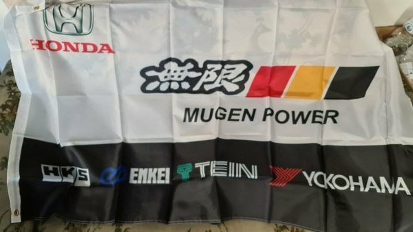 Mugen Power Wandfahne 150x90cm Honda TEIN HKS Yokohama Enkei