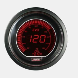 Prosport Öltemperatur Anzeige Rot/ Blau EVO Serie 52mm