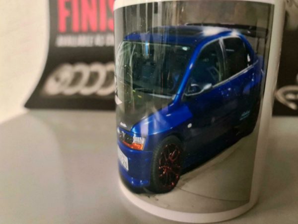 Tasse Kaffetasse Kollektion 2022 Mitsubishi Evo 8 Time attack JDM – Bild 2