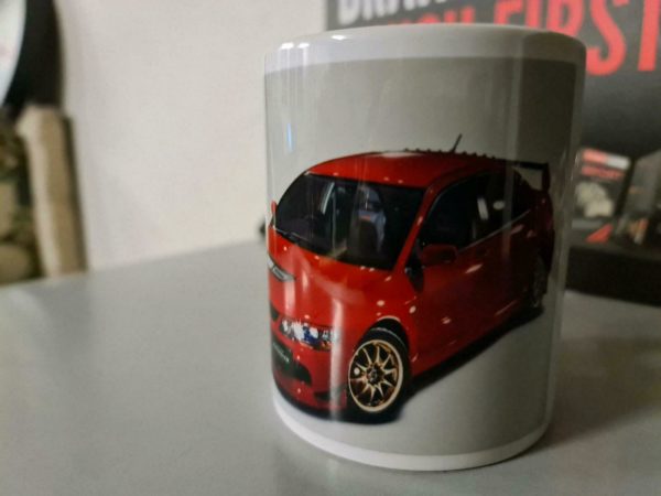 Tasse Kaffetasse Kollektion 2022 Mitsubishi Evo 9 Ralliart Editiotion – Bild 2