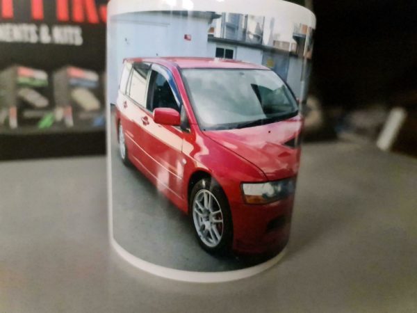 Tasse Kaffetasse Kollektion 2022 Mitsubishi Evo 9 Wagon MR JDM – Bild 2