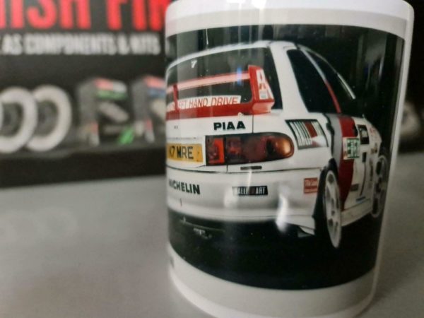 Tasse Kaffetasse Kollektion 2022 Mitsubishi Evo 3 Rallye Ralliart – Bild 2
