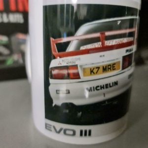 Tasse Kaffetasse Kollektion 2022 Mitsubishi Evo 3 Rallye Ralliart