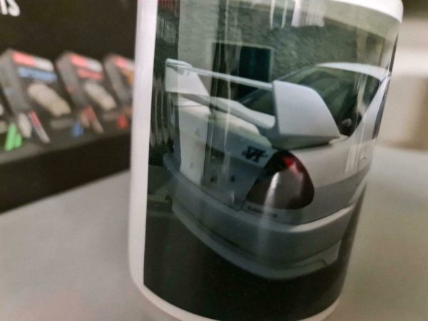 Tasse Kaffetasse Kollektion 2022 Mitsubishi Evo 6 weiß JDM