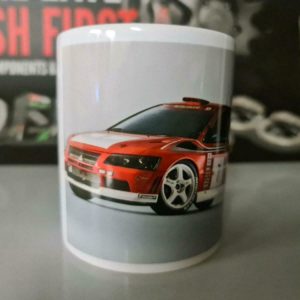 Tasse Kaffetasse Kollektion 2022 Mitsubishi Evo 7 WRC Rallye