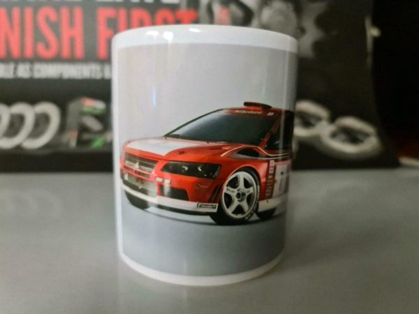 Tasse Kaffetasse Kollektion 2022 Mitsubishi Evo 7 WRC Rallye