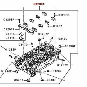 1005B271 Neuer Zylinderkopf Mitsubishi Evo 10 CZ4A 4B11T