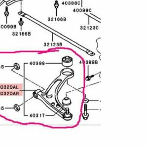 Querlenker NEU vorne links oder rechts für Mitsubishi Evo 7 8 9 CT9A CT9W