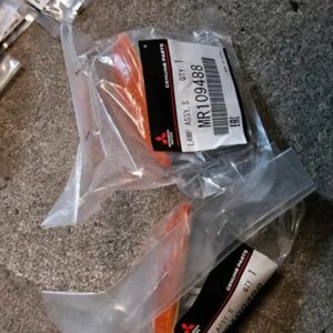 2x Neue Orange Seitenblinker Kotflügel Mitsubishi Evo 7 8 9 CT9