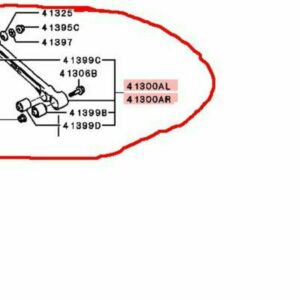Querlenker NEU hinten für Mitsubishi Evo 7 8 9 CT9A CT9W