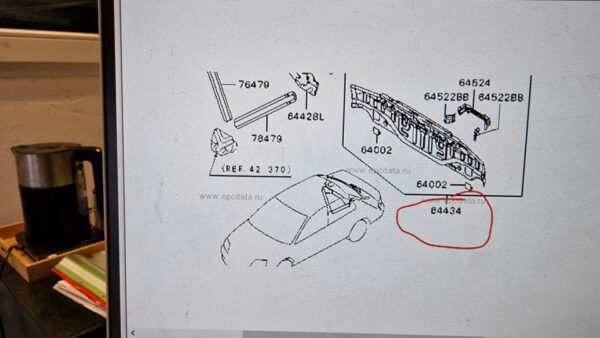 Neues Heckblech Mitsubishi Evo 9 Limousine 5281A138