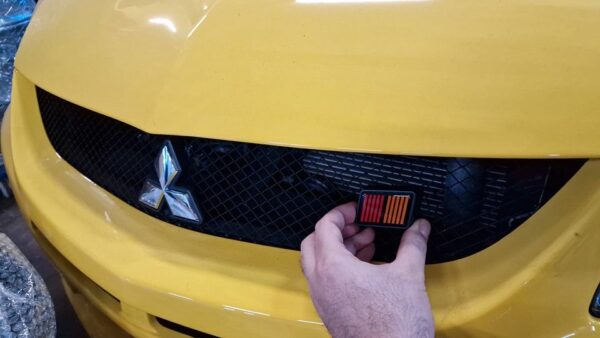 Ralliart Emblem Grill vorne Mitsubishi Evo 8 9 10 CT9 CZ4A – Bild 2
