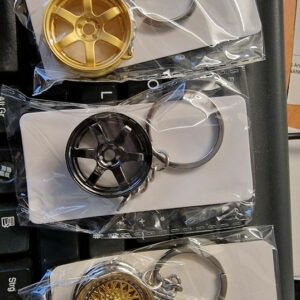 Rays TE37 Schlüsselanhänger JDM Alufelgen 5x114,3 EVO STI GTR NSX