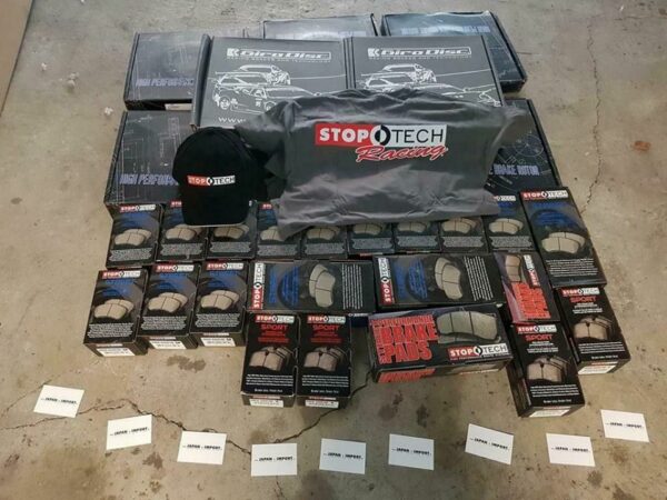 Stoptech Bremsbeläge Hinten für Mitsubishi Evo 5 6 7 8 9, Nissan 350z
